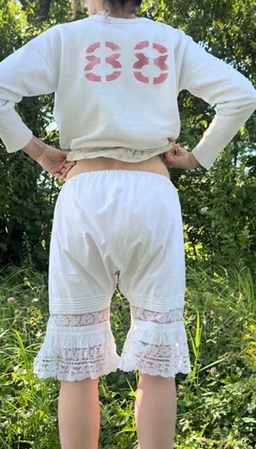 Victorian Cotton Lace Trimmed Bloomers