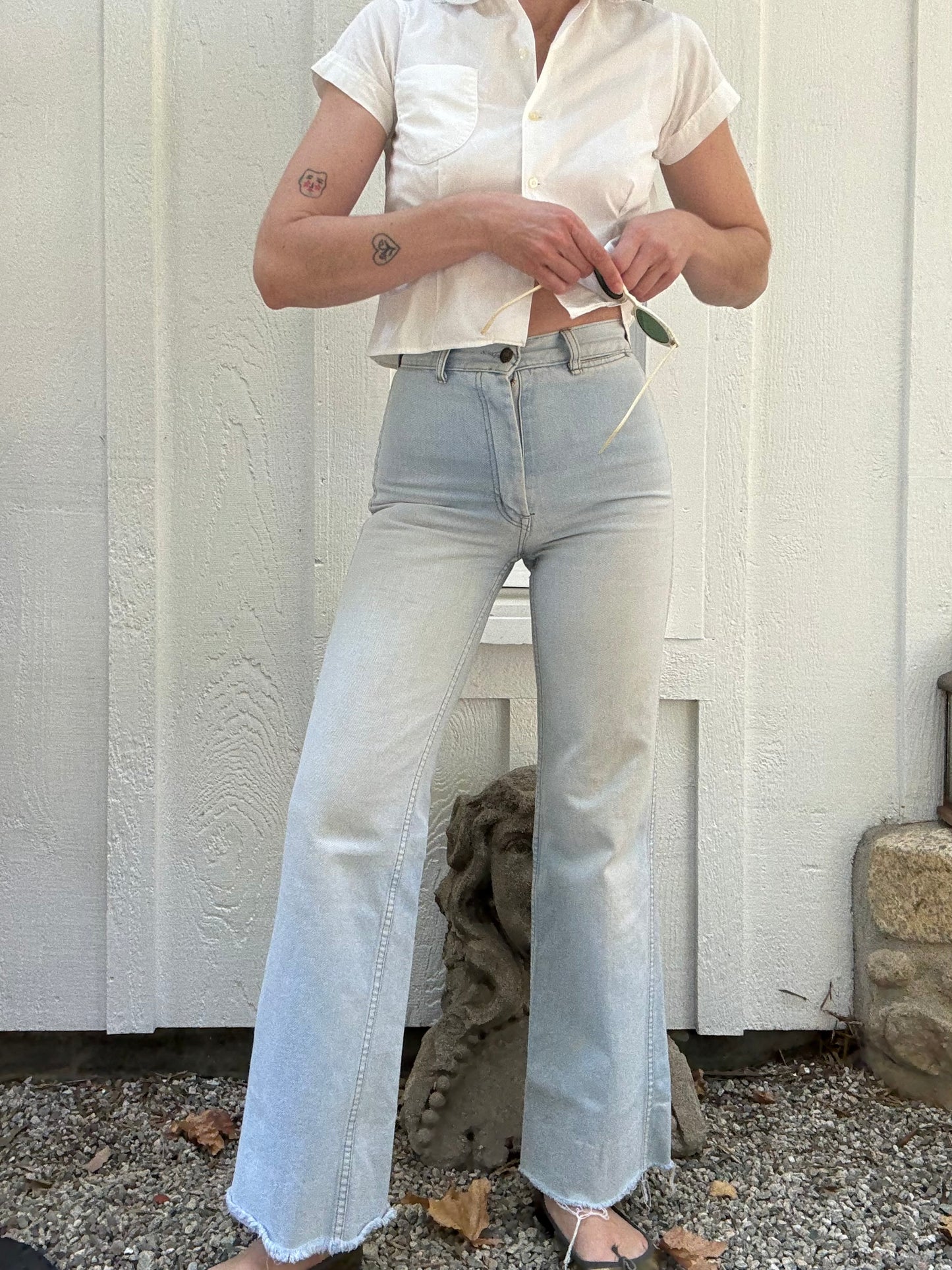 1970s Star Pocket Organically Grown Flares