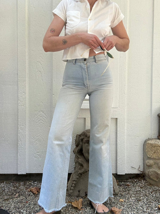 1970s Star Pocket Organically Grown Flares