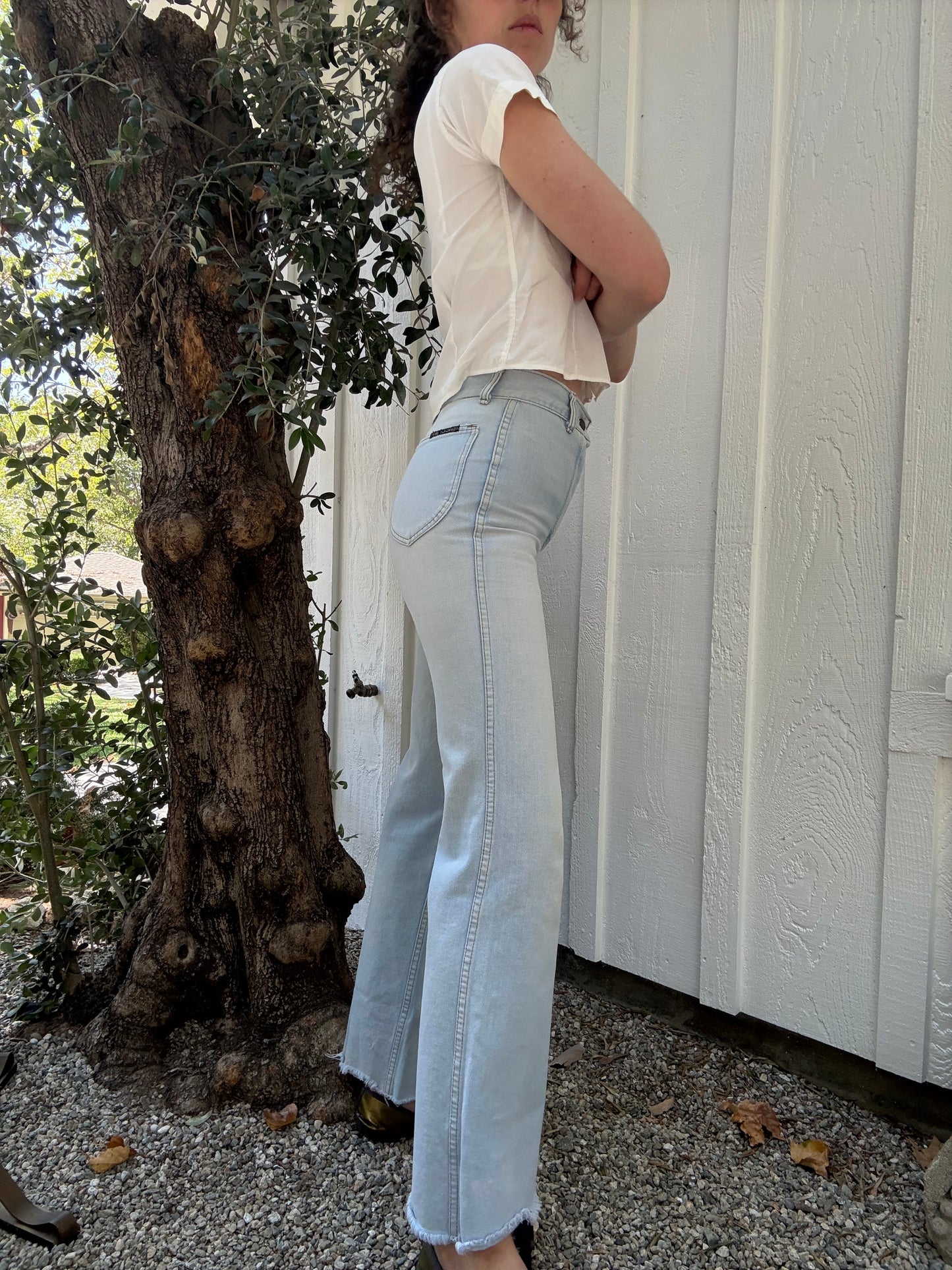 1970s Star Pocket Organically Grown Flares