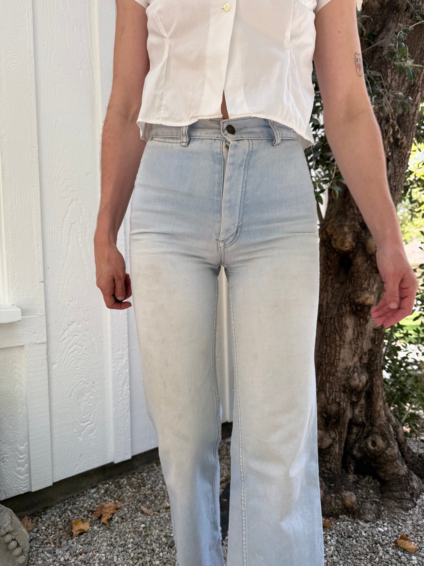 1970s Star Pocket Organically Grown Flares