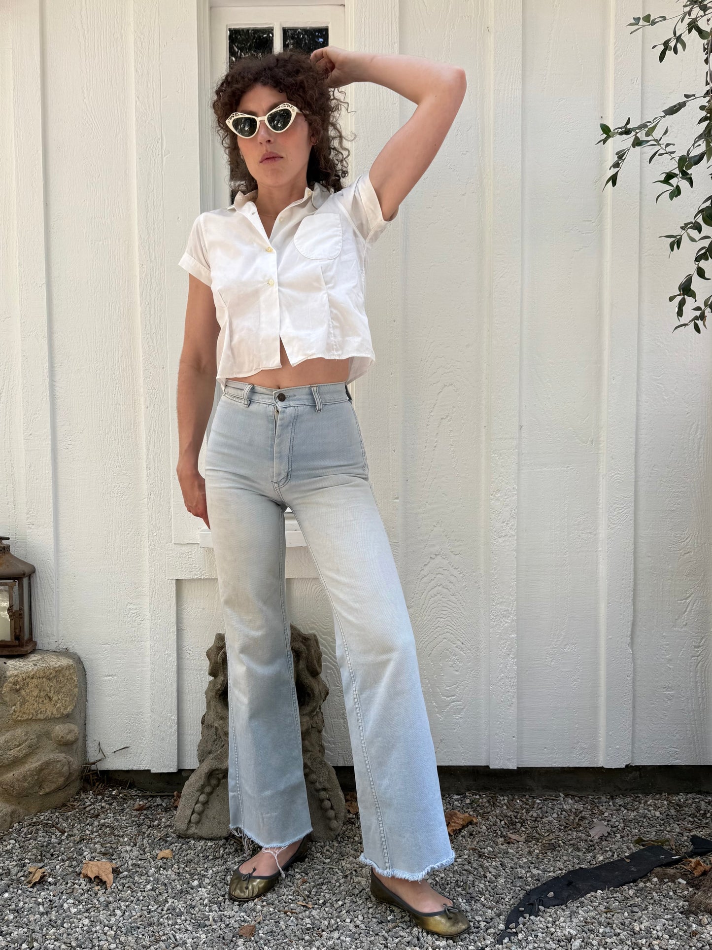 1970s Star Pocket Organically Grown Flares