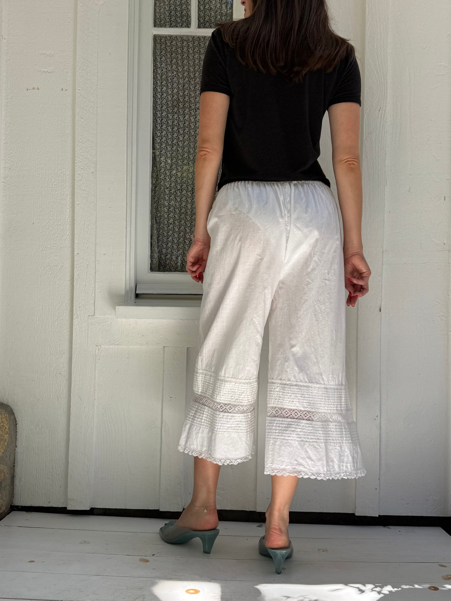 Victorian Cotton Lace Trimmed Bloomers