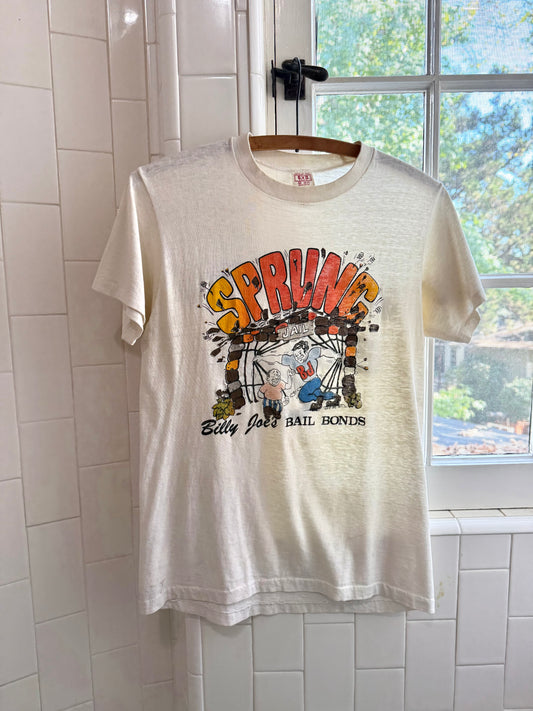 1960s Billy Joe's Bail Bonds Graphic BVD Tee