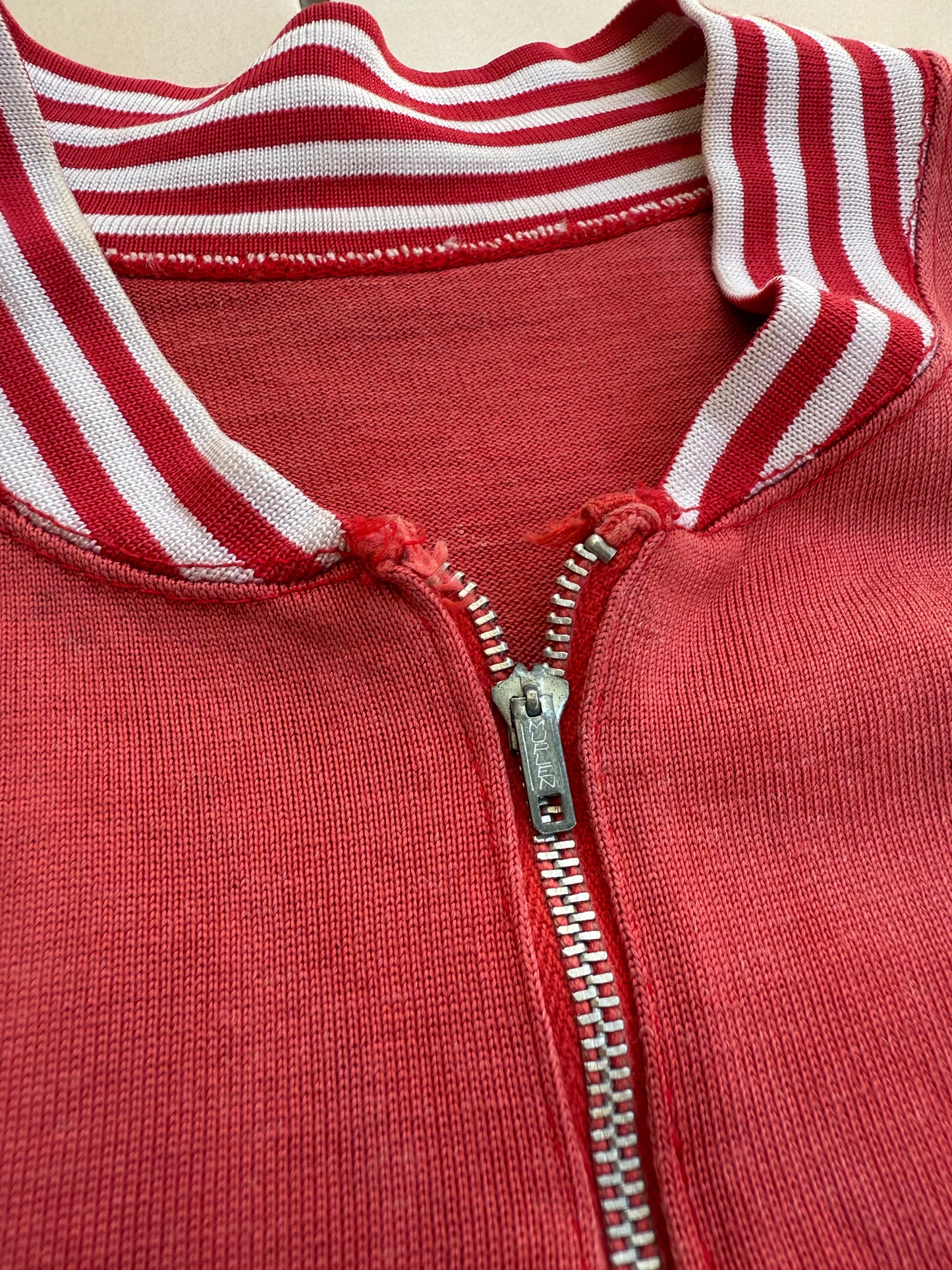 1950s Hull Dobbs Ford Quarter Zip Jersey