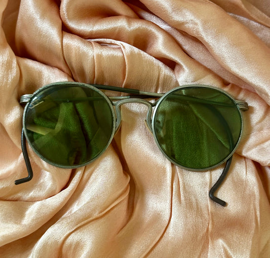 Rare American Optical 1930s Metal Ful-vue “1021” Sunglasses