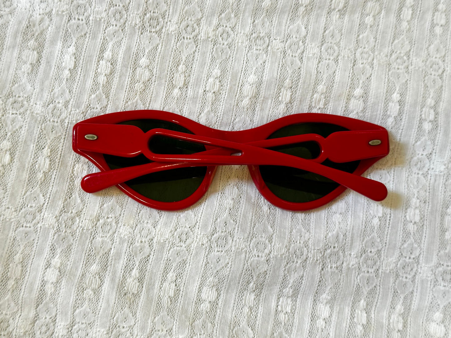 1950s Red Cat Eye Sunglasses