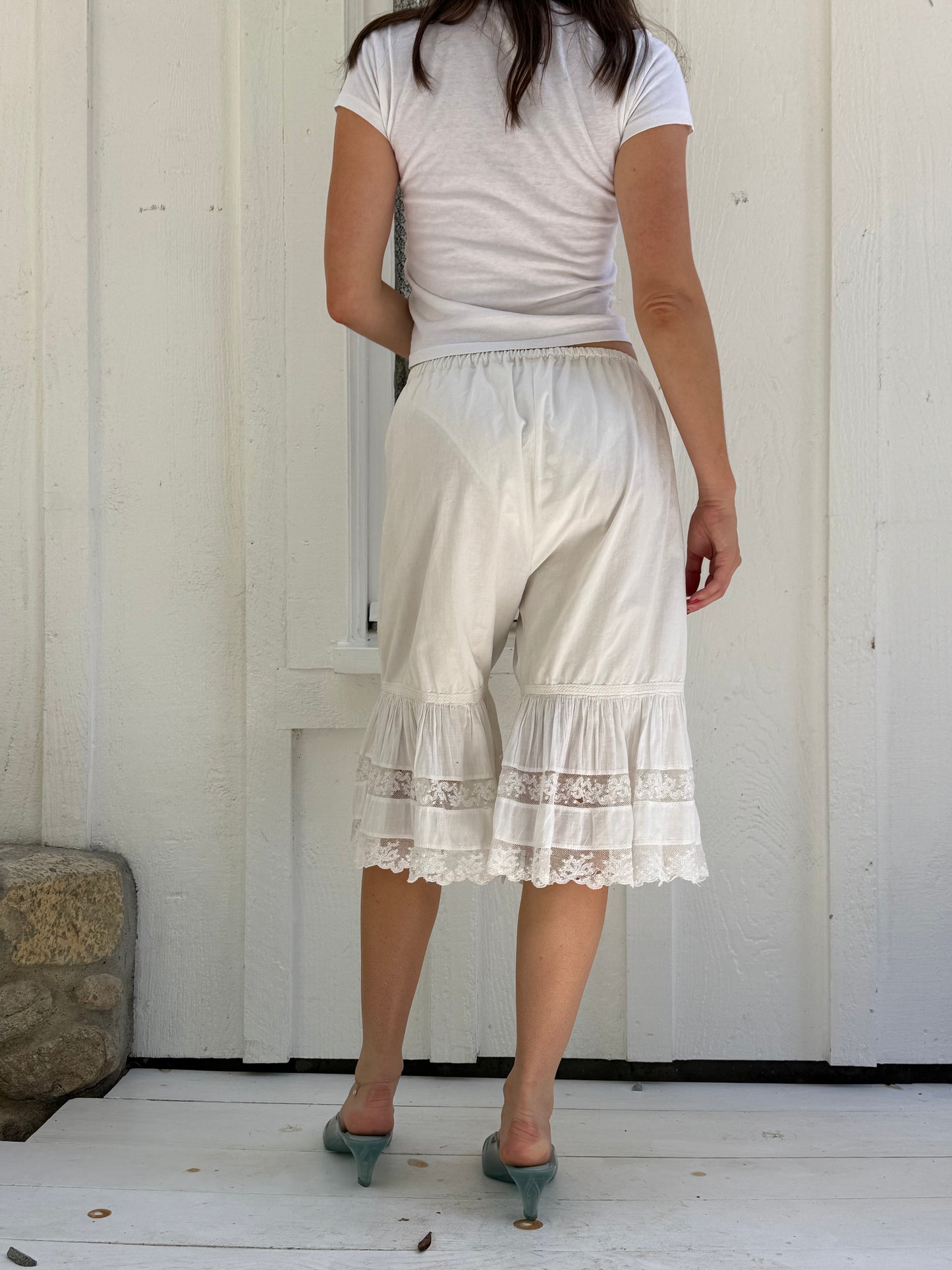 Victorian Cotton Lace Trimmed Bloomers