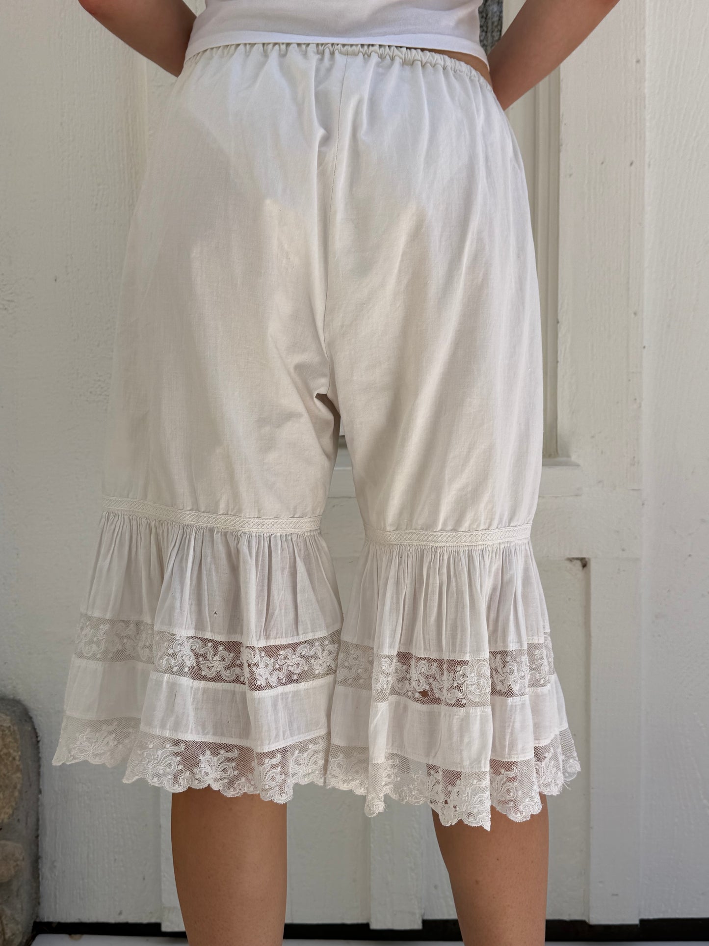 Victorian Cotton Lace Trimmed Bloomers