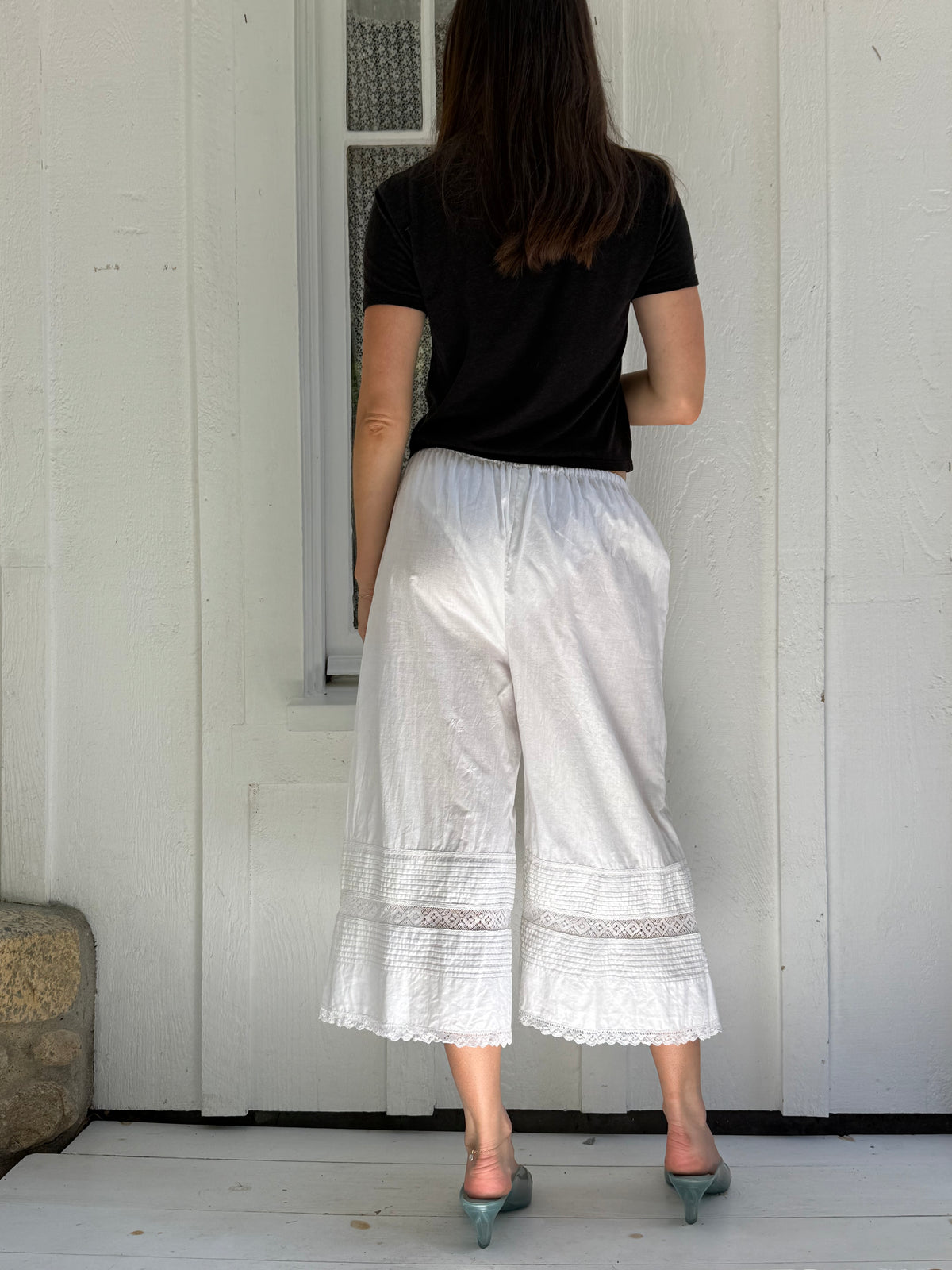 Victorian Cotton Lace Trimmed Bloomers