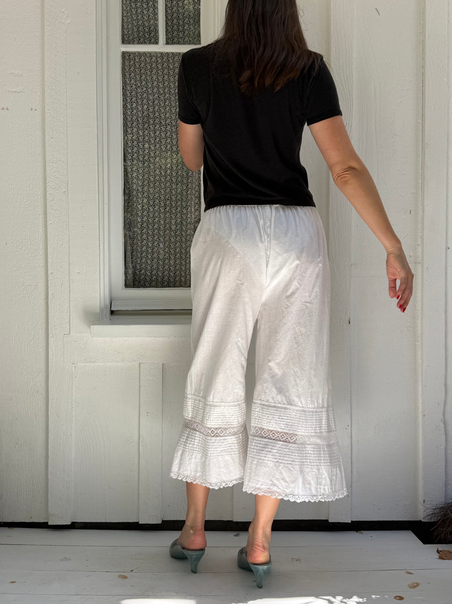 Victorian Cotton Lace Trimmed Bloomers
