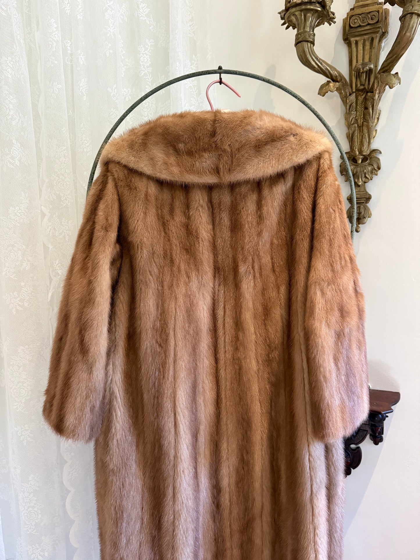 1950s Camel Brown Mink Furs by Allen Studio City