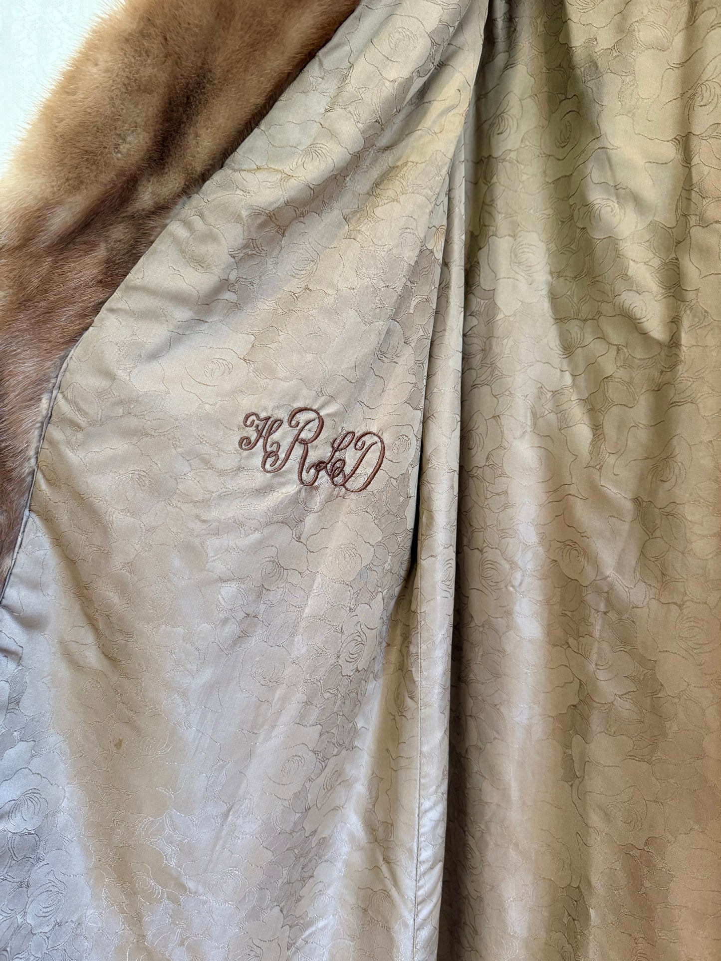 1950s Camel Brown Mink Furs by Allen Studio City