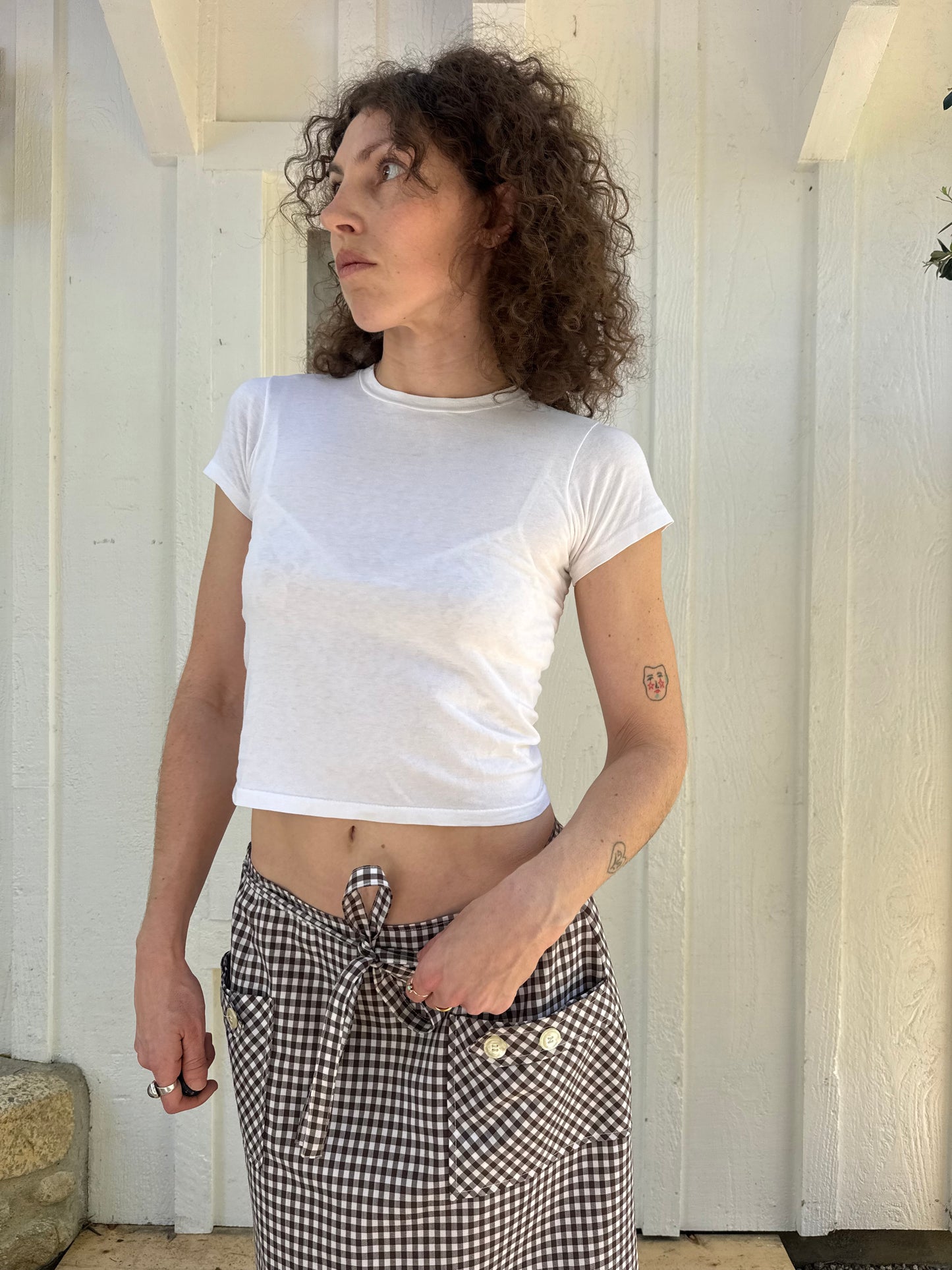 1960s Carters White Baby Tee