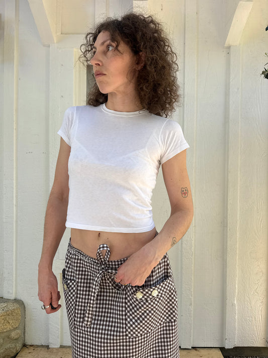 1960s Carters White Baby Tee