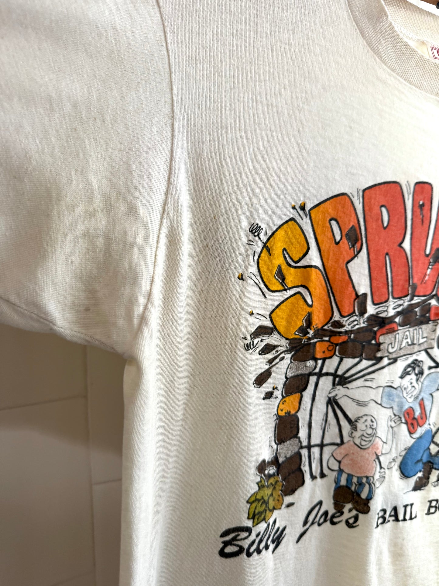 1960s Billy Joe's Bail Bonds Graphic BVD Tee
