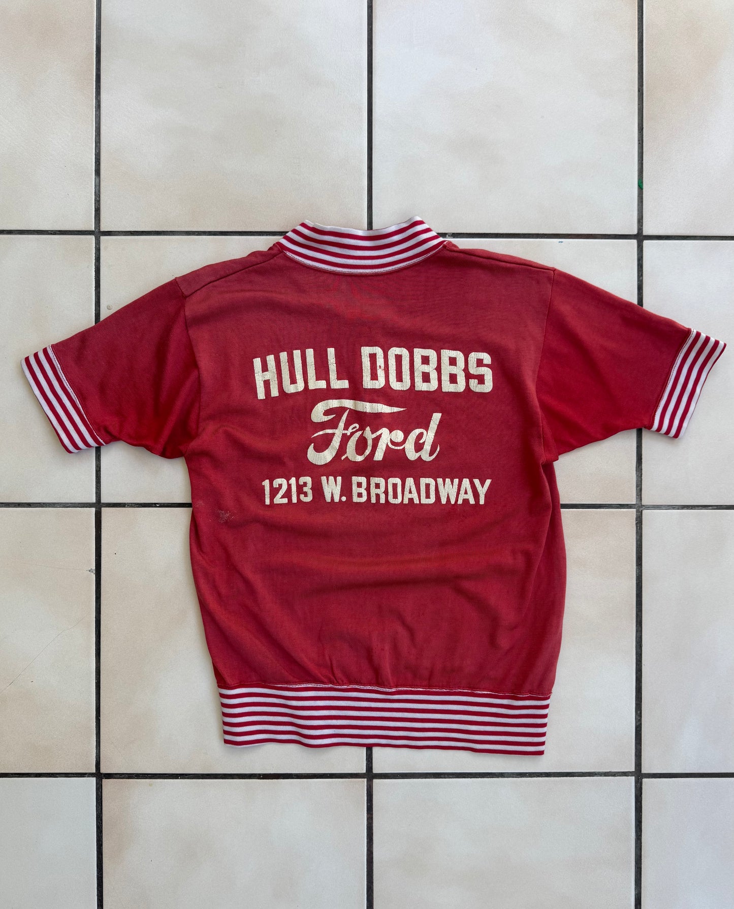 1950s Hull Dobbs Ford Quarter Zip Jersey