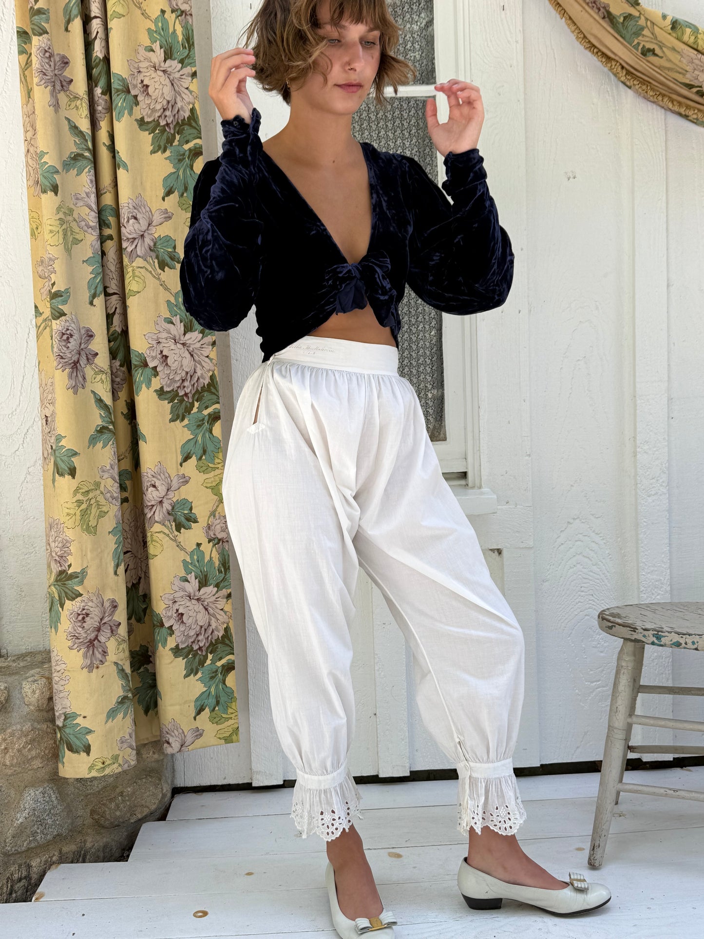 Victorian Cotton Signed Bloomers