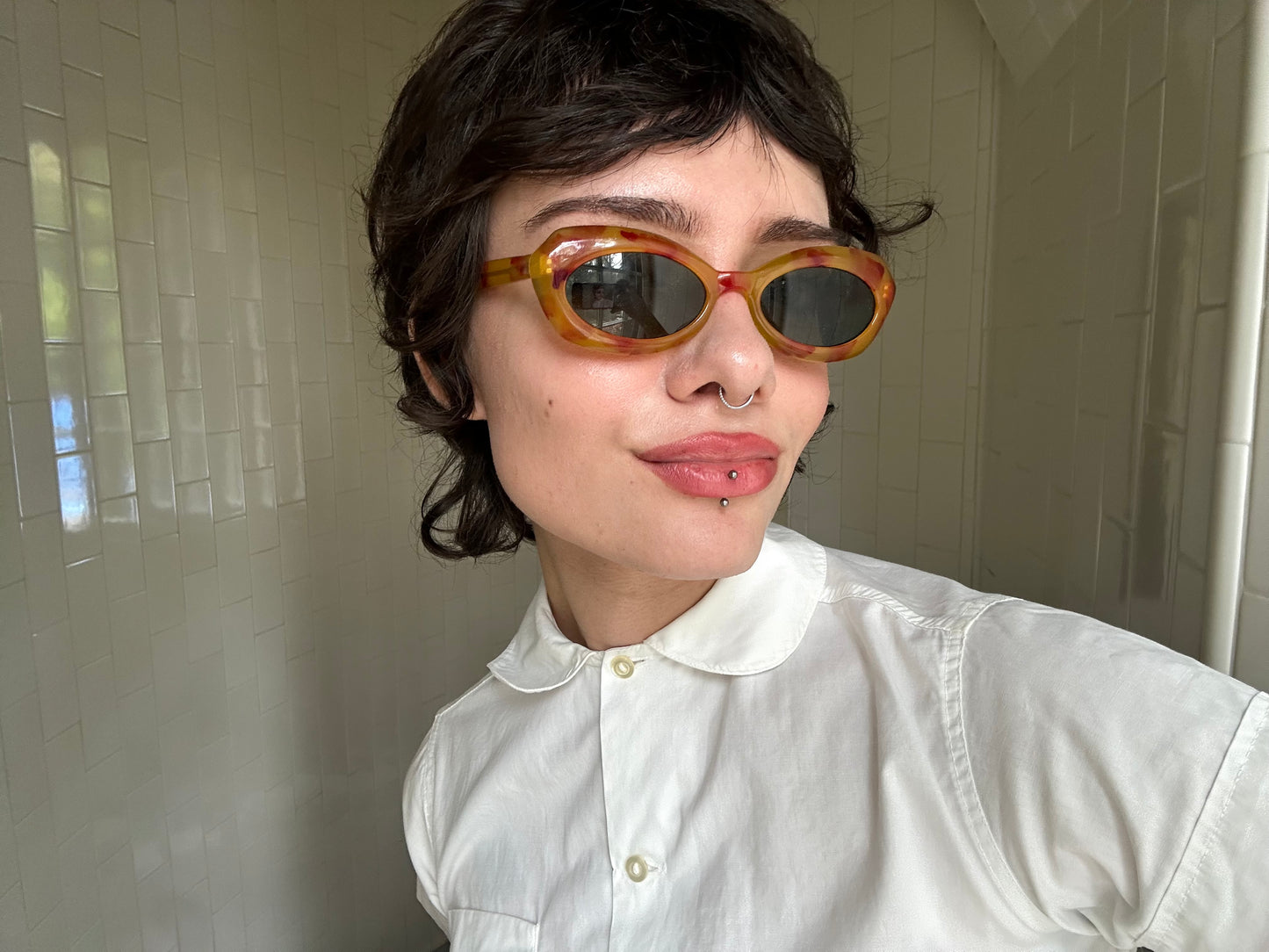 1960s Oval Tortoise Sunglasses