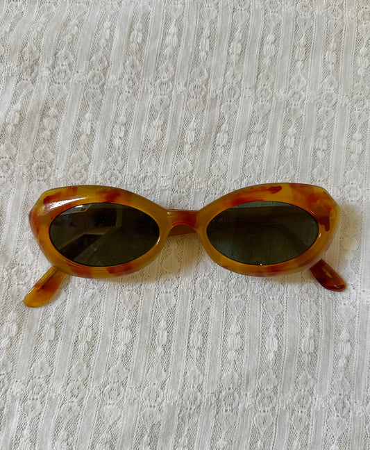 1960s Oval Tortoise Sunglasses