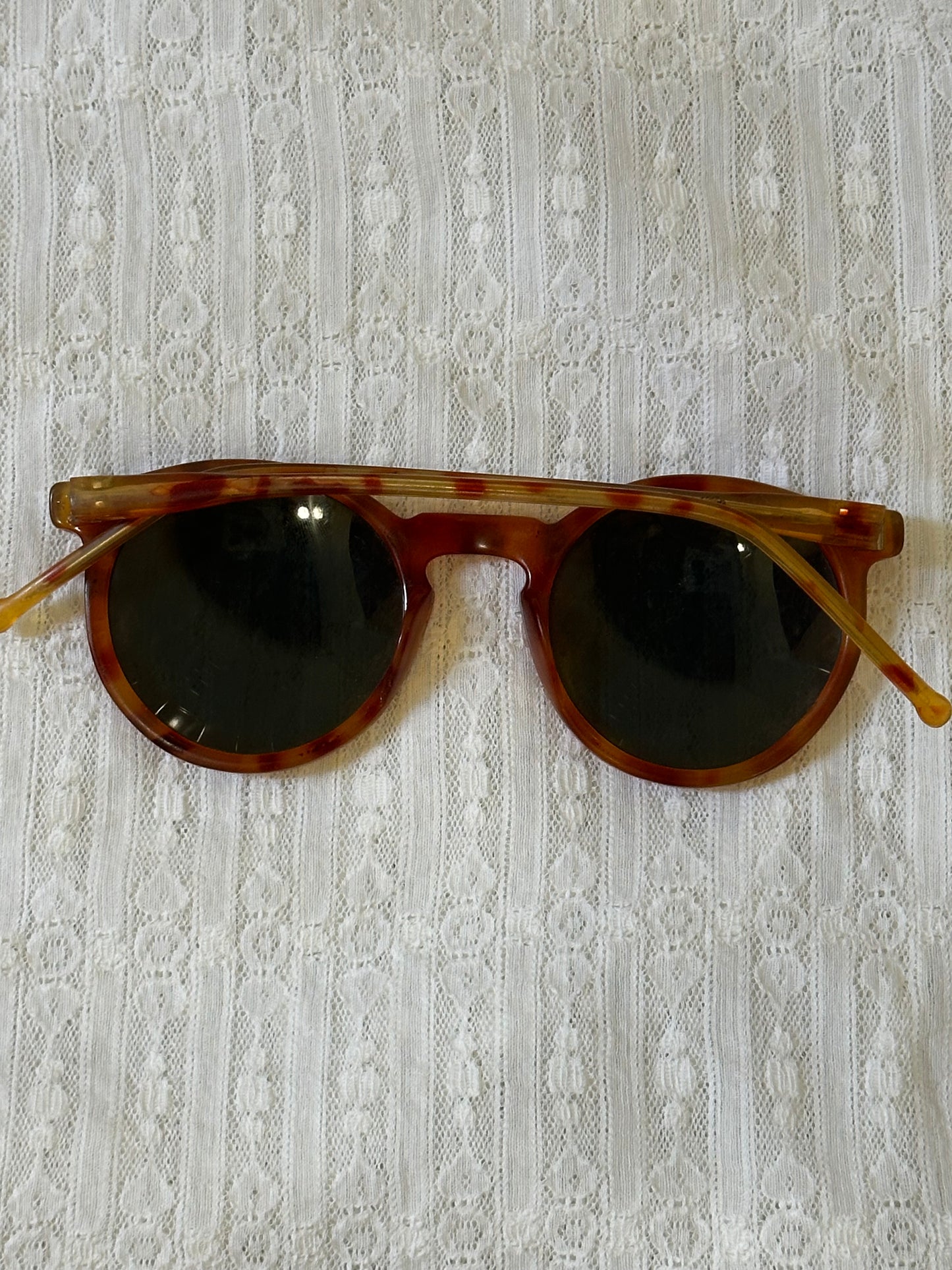 1960s Round Tortoise Shell Sunglasses