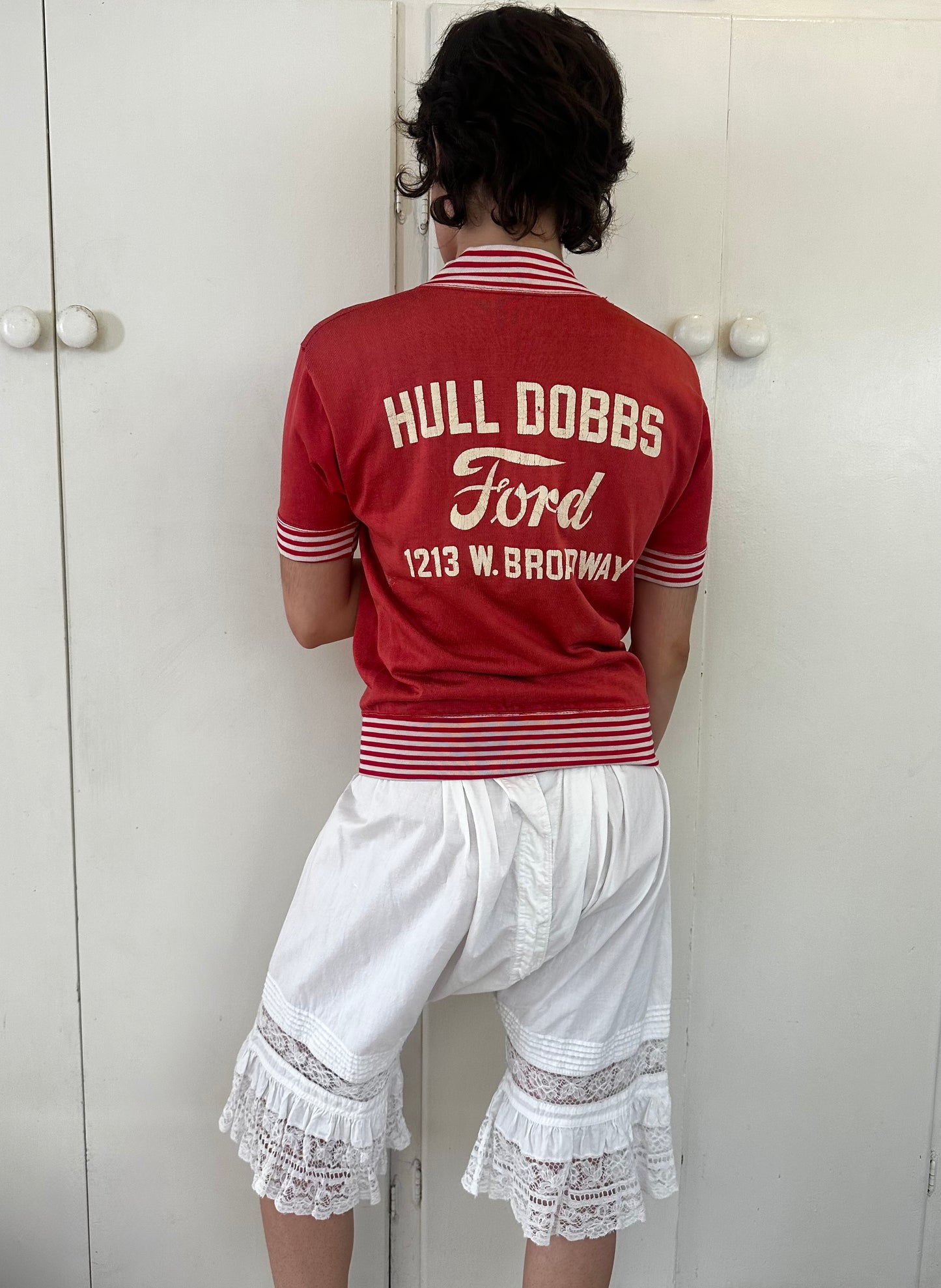 1950s Hull Dobbs Ford Quarter Zip Jersey