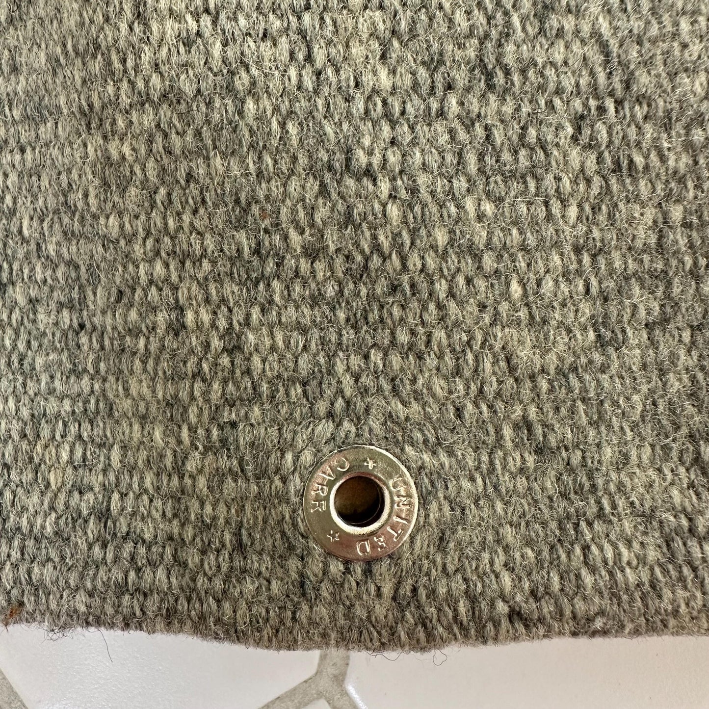 1940s Original Ganscraft Chimayo Clutch in Black Grey Cream