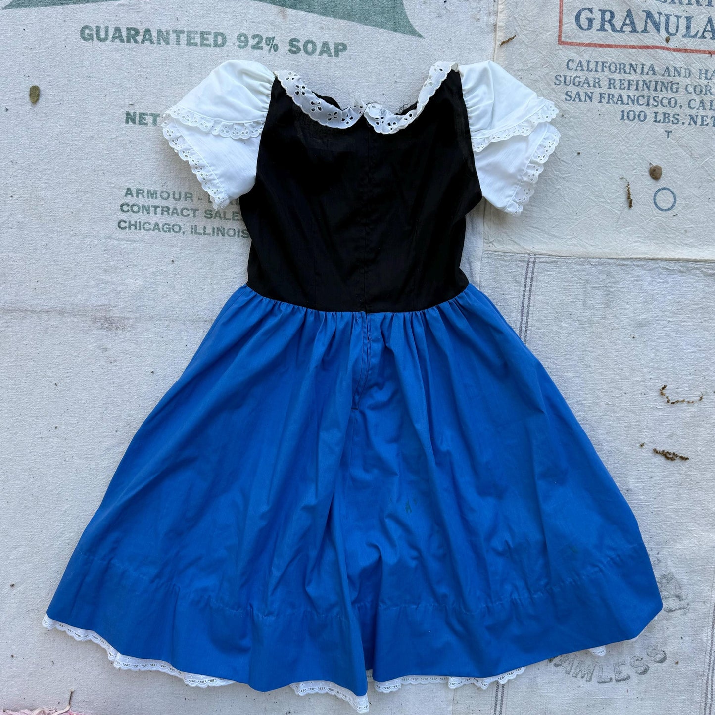 1970s Kids Teen Milkmaid Costume