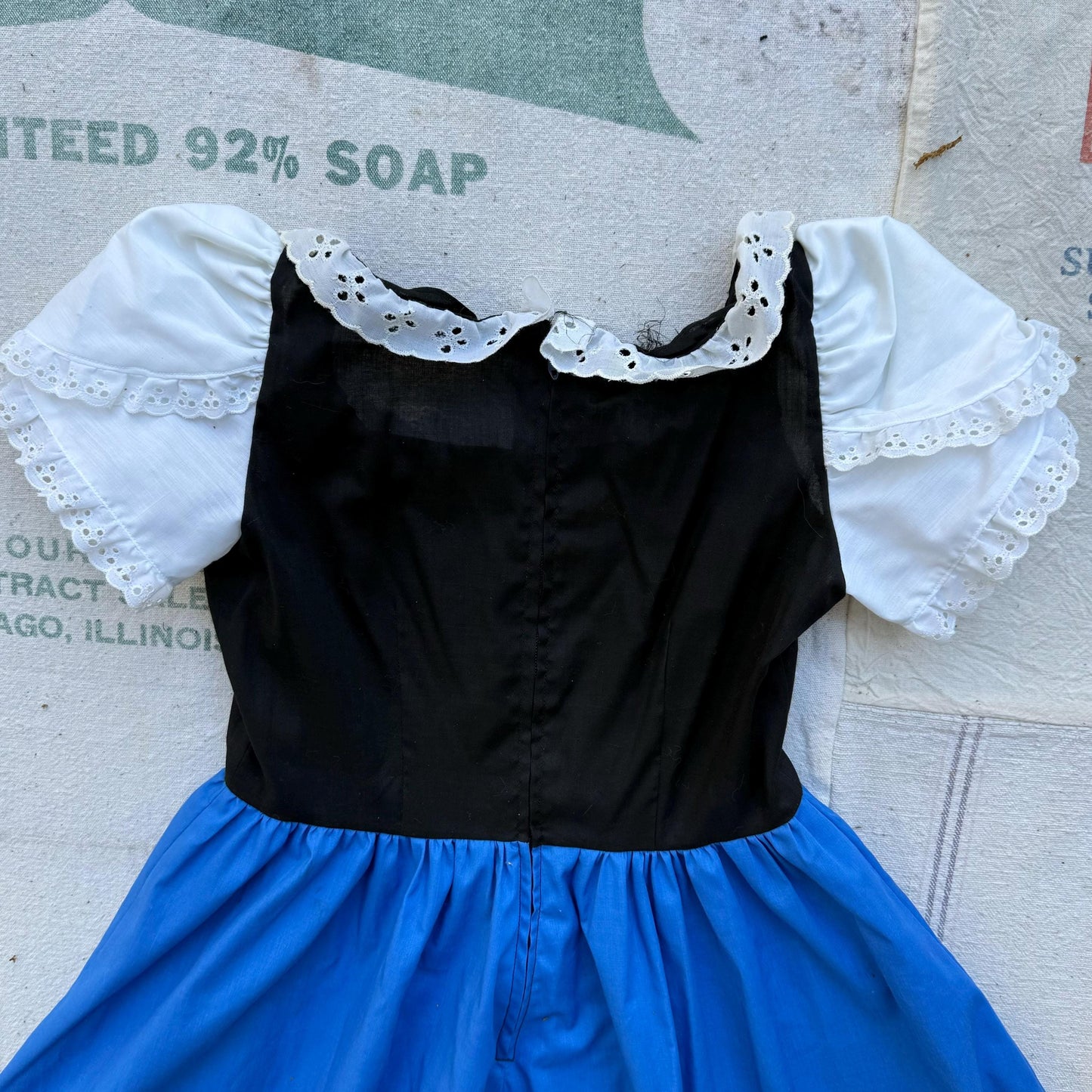 1970s Kids Teen Milkmaid Costume