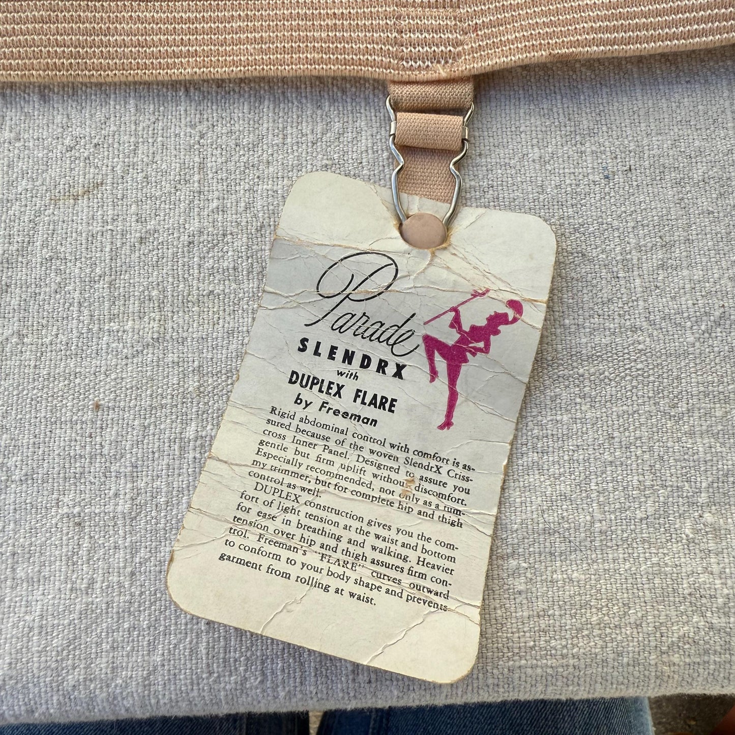 1940s Parade Slendrx Pink Deadstock Girdle