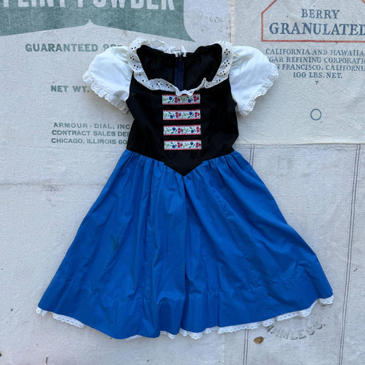 1970s Kids Teen Milkmaid Costume