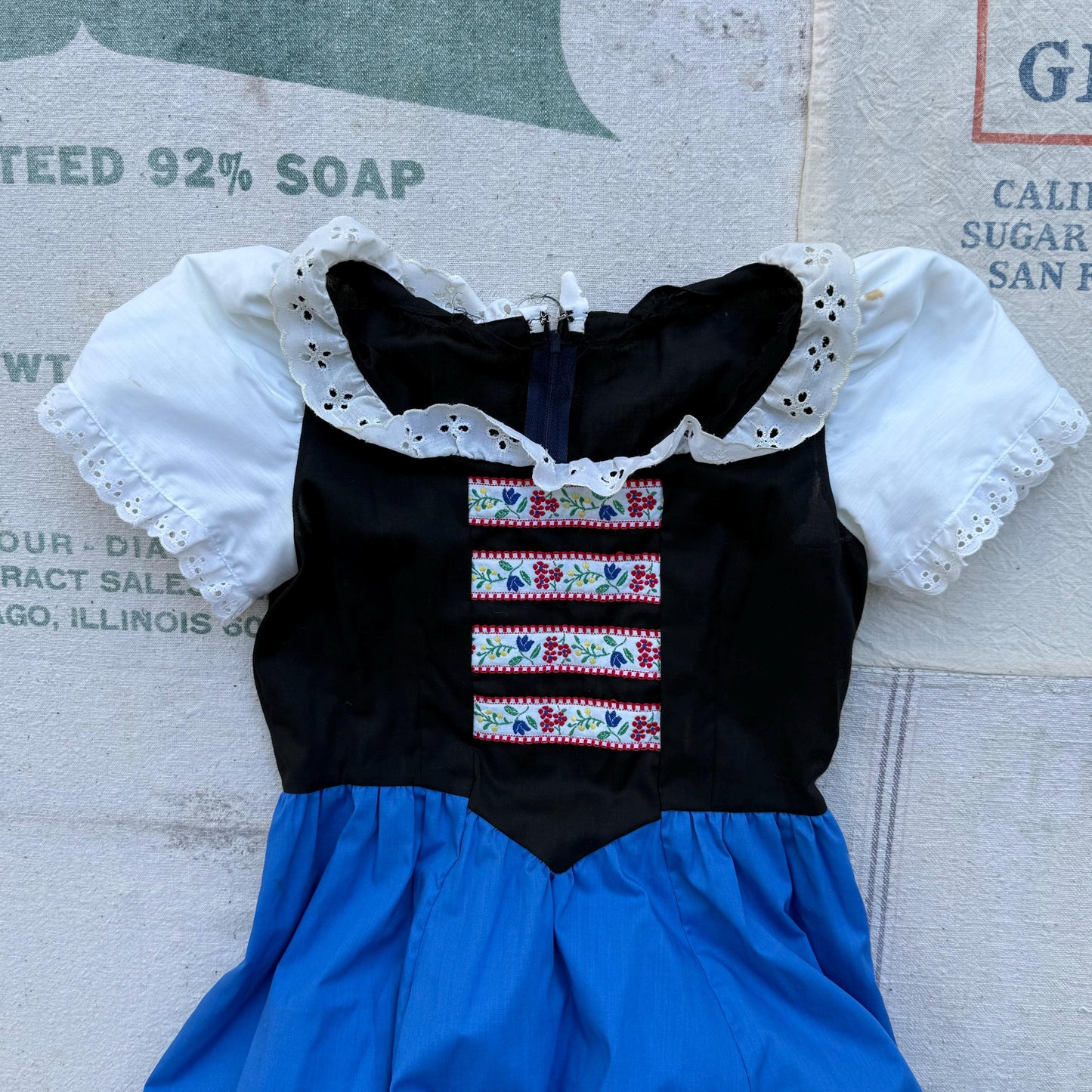 1970s Kids Teen Milkmaid Costume