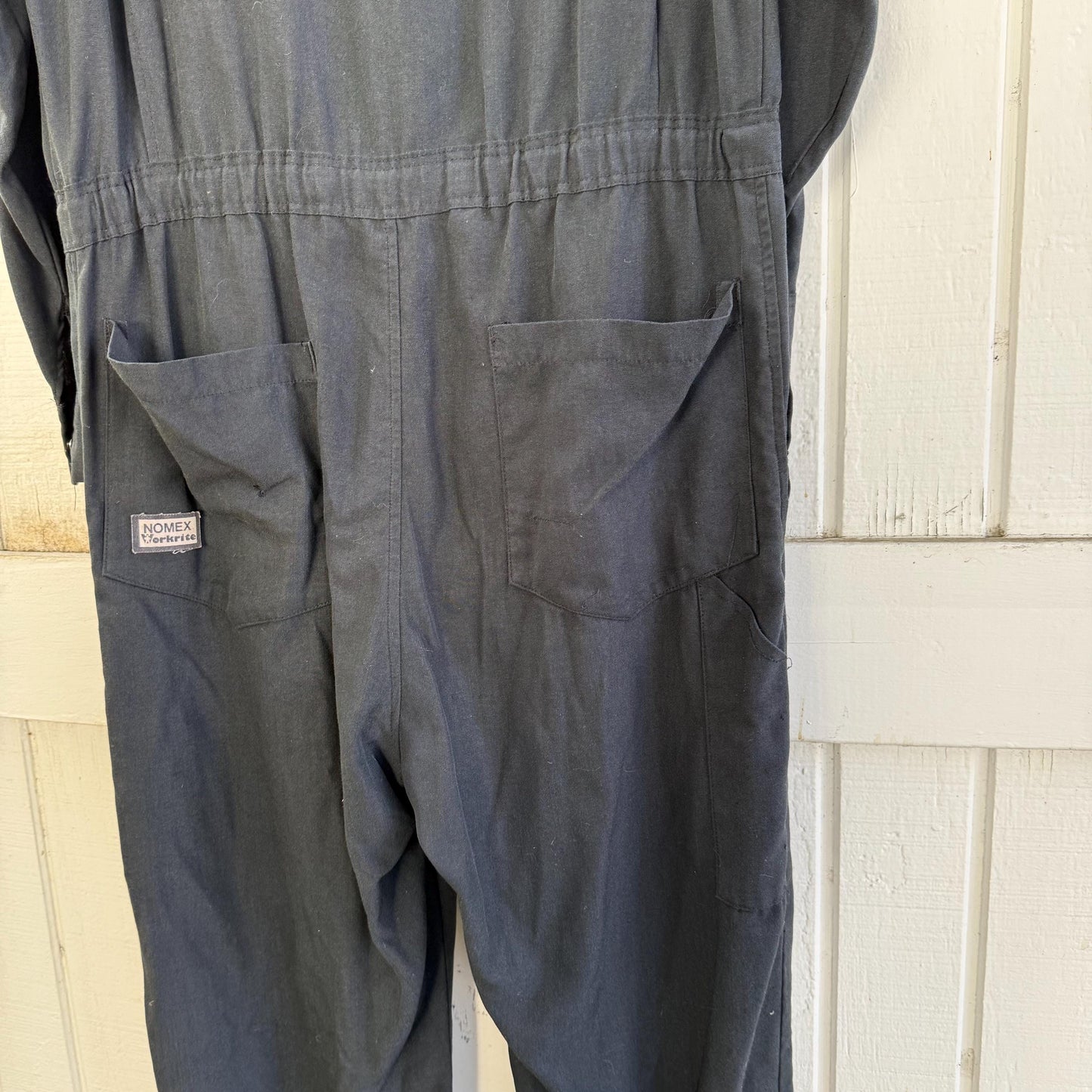 1960s Workrite Mobil Gas Workers Navy Coveralls with Original Patches
