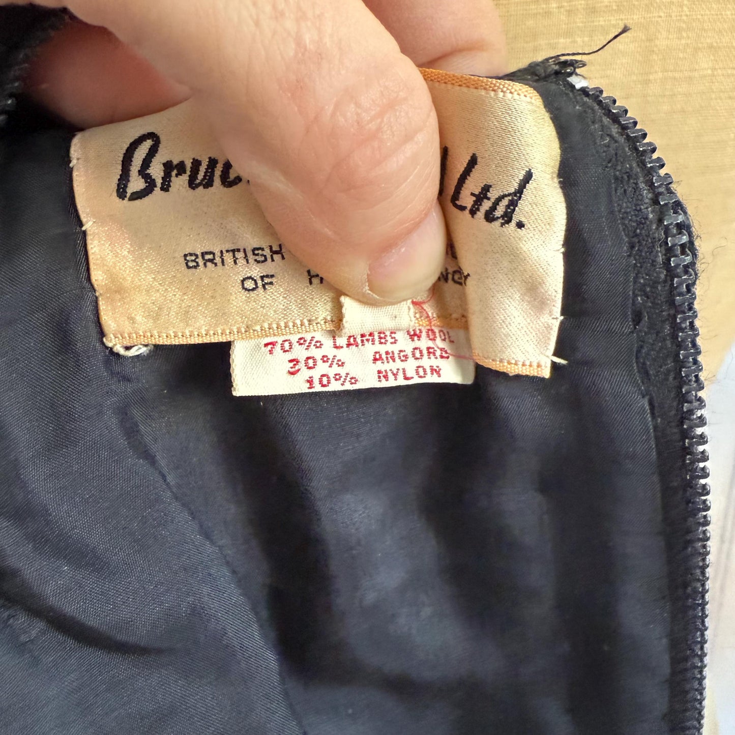 1960s Bruce Arnold Sequin Peter Pan Collar Top with Bow