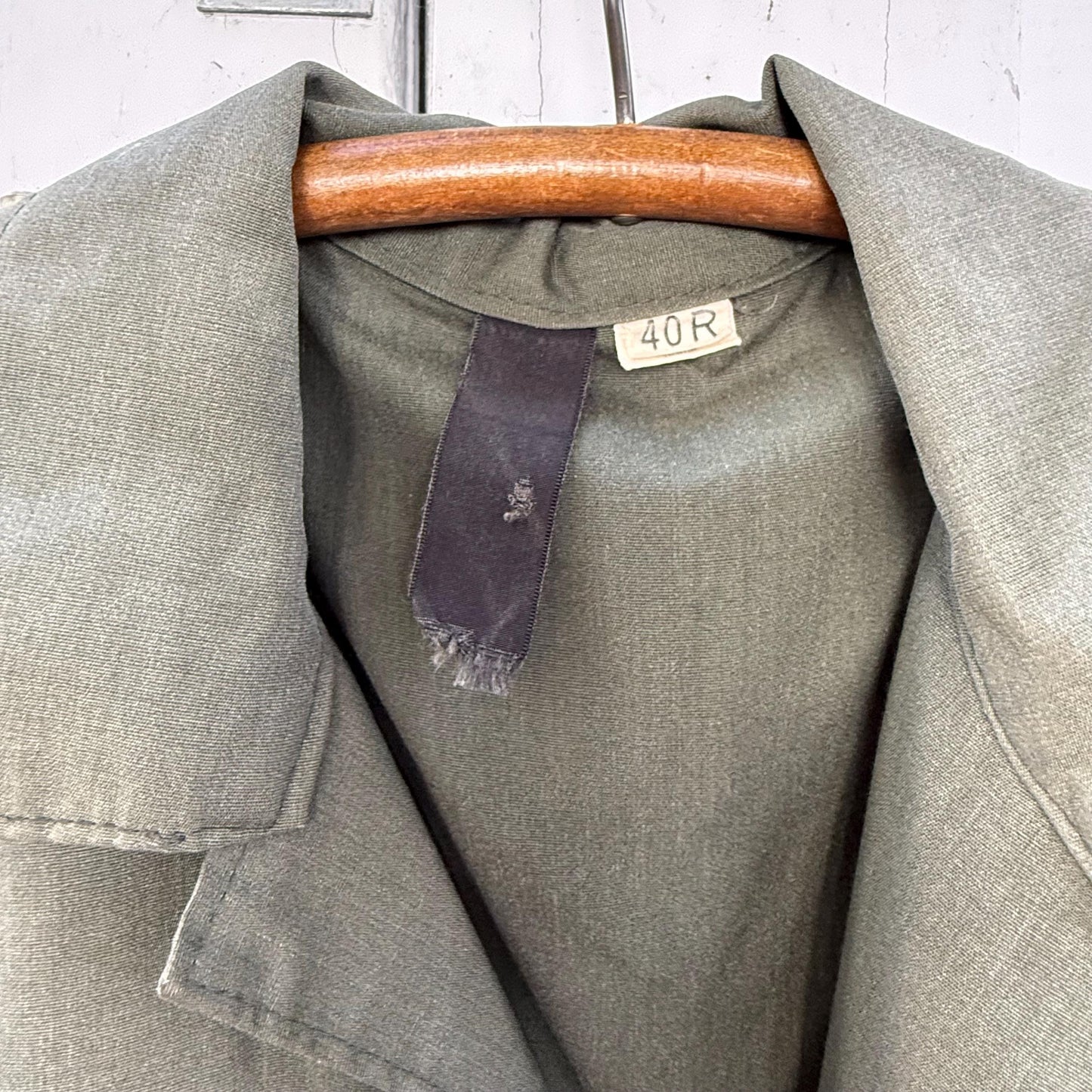 1960s Olive Green Short Sleeve Workwear Coveralls